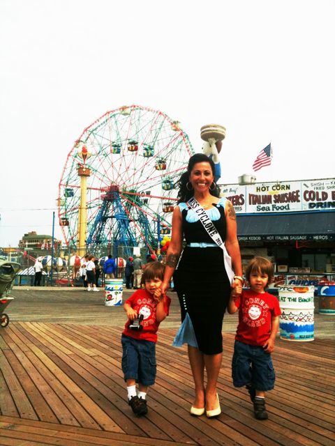 Miss. Cyclone and Her Nephews Rockin’ their Lola Star Tees!!