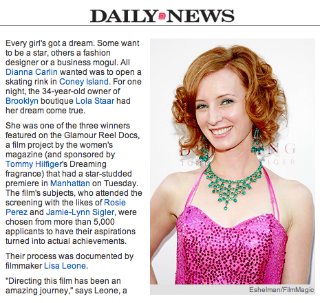 Daily News Covers Lola Star on the Red Carpet!