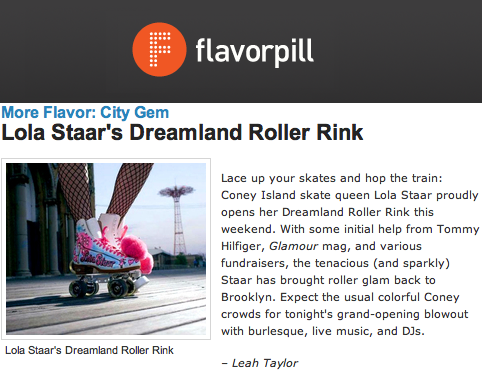 Flavor Pill Loves Dreamland Roller Rink