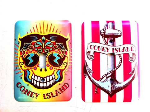 Brand New Coney Island Light Switch Covers!