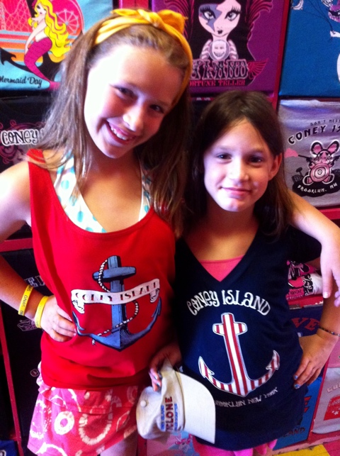 Super Cool Sisters Rockin’ Their New Anchor Tees!