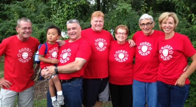 The Old Adage is True- A Family that BBQs Wearing Matching Lola Star Tees Sticks Together!