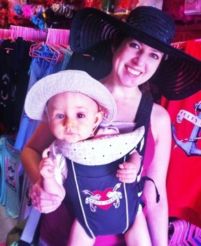Baby Carrier Couture with a Lola Star Patch