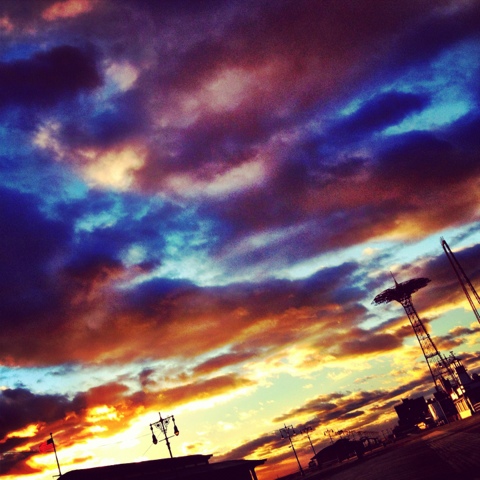 Sultry Sunset on the Boardwalk Today!