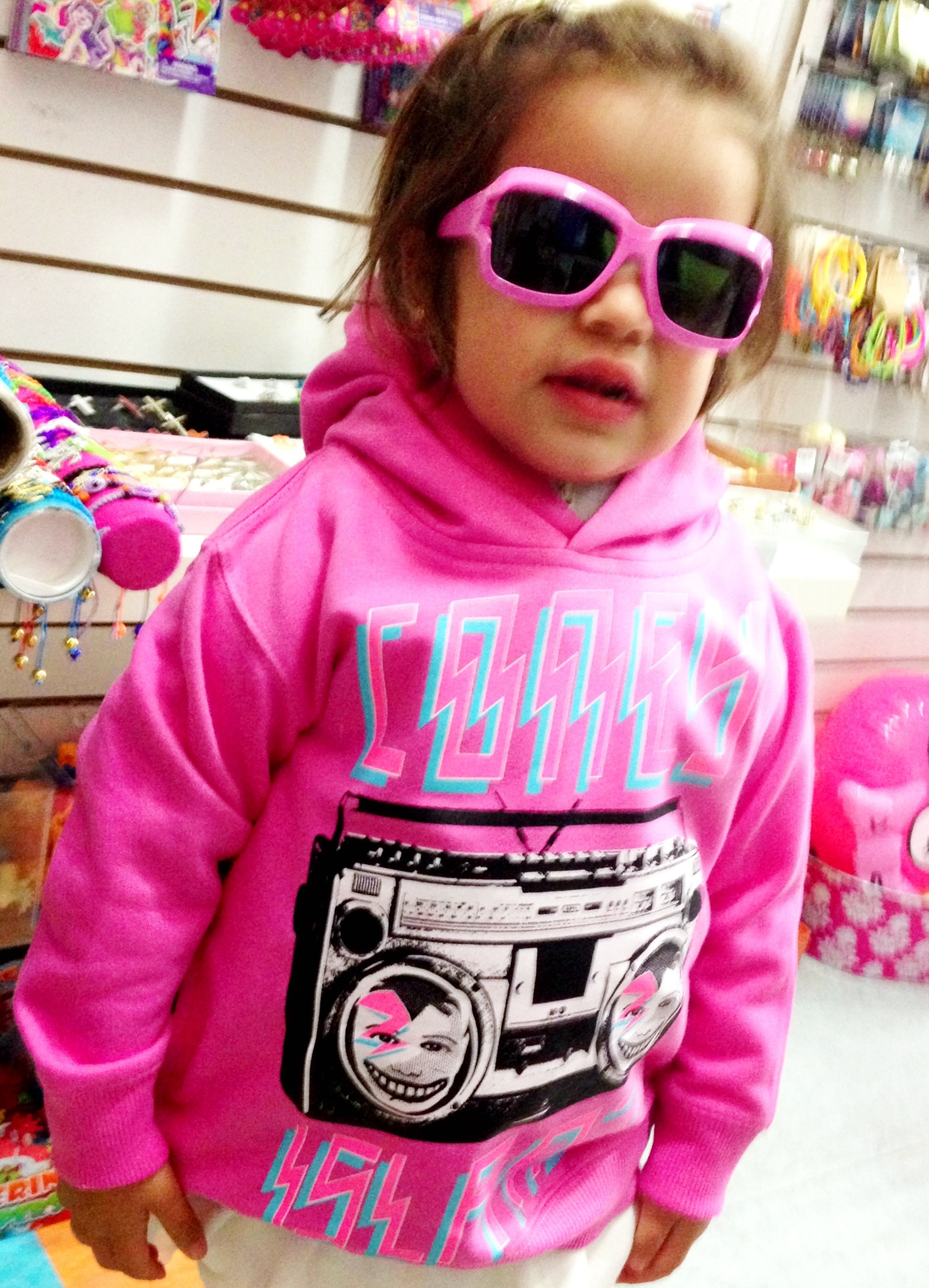 Superstar Baby Rockin her Boombox Hoodie