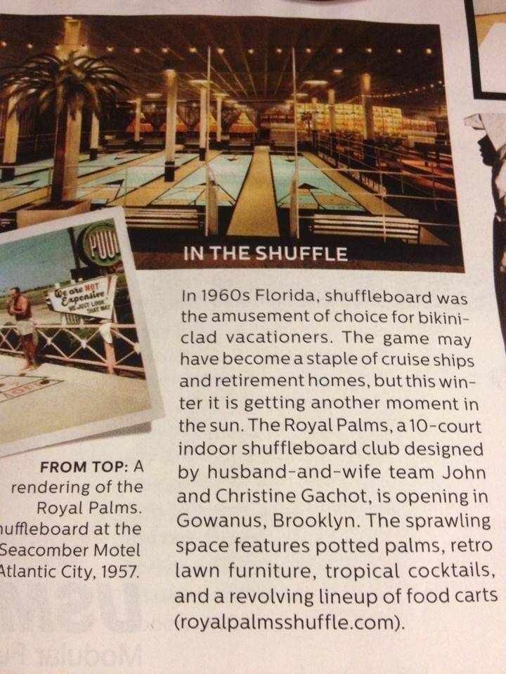 Shuffleboard Coming to Gowanus Brooklyn