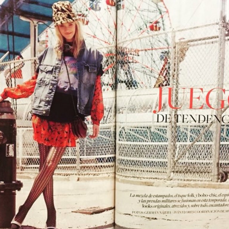 Lola Star’s Dreamland Roller Disco Shirt in Cosmopolitan Magazine Mexico