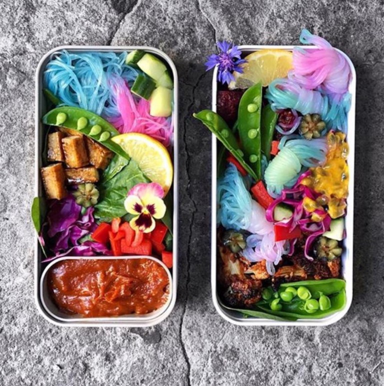 Magical Unicorn Vegan Sushi Bento Box!