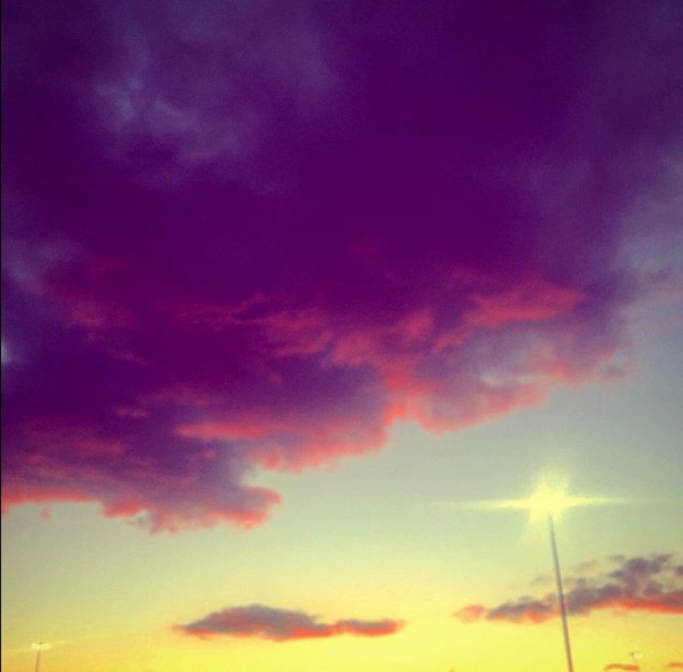 Sunset from the Lola Star Studio!