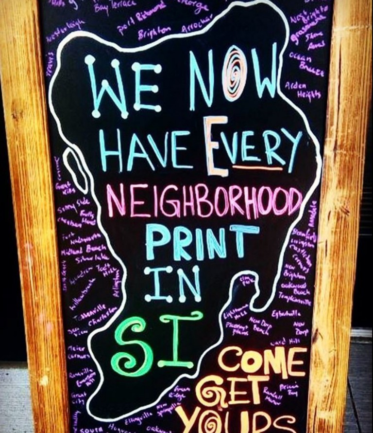 Neighborhood prints! At Lola Star Staten Island!