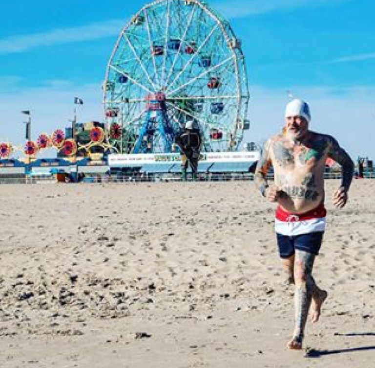 Polar Bear Club first swIm!