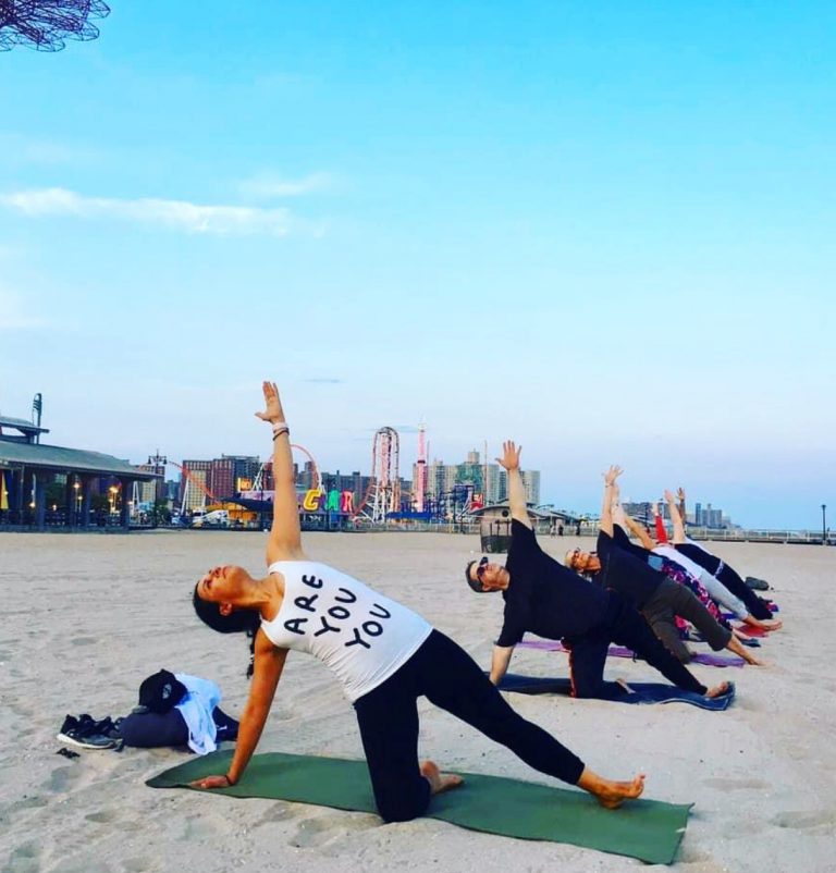 Community Yoga In Coney Island!